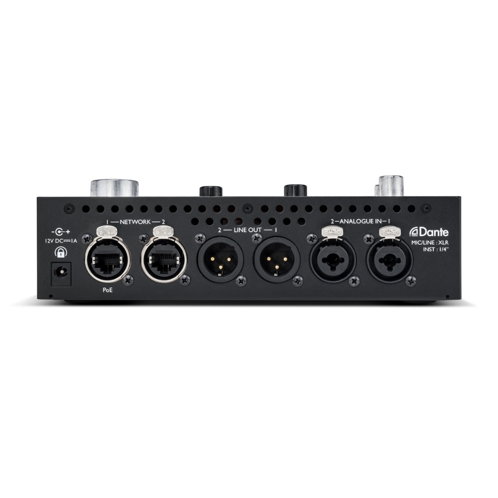 Focusrite_RedNet_X2P_-_Channel_Mic_Preamp_Headphone-Line_Out_Dante_I-O_Interface_with_PoE_-_4_Rear