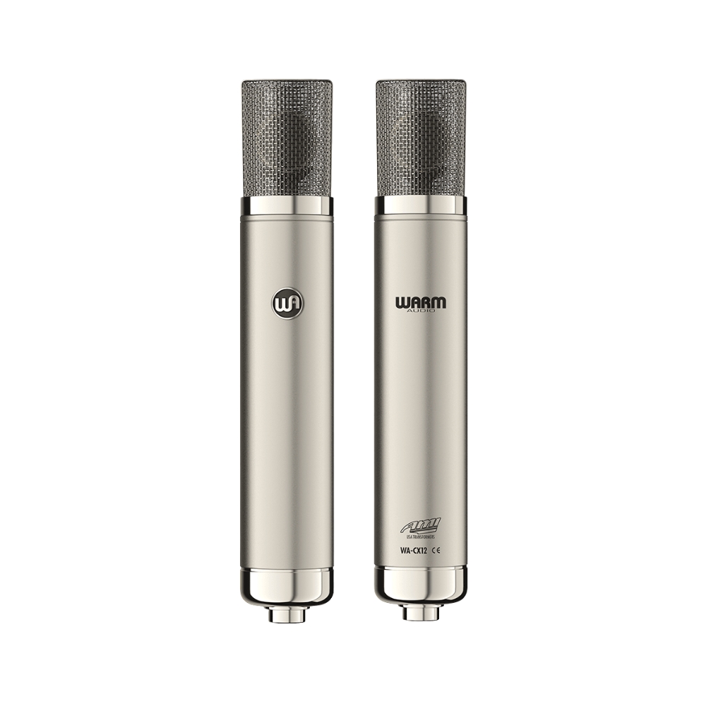 Warm_Audio_CX12_-_Large_Diaphragm_Condenser_Tube_Microphone_-_2_Front_and_Rear