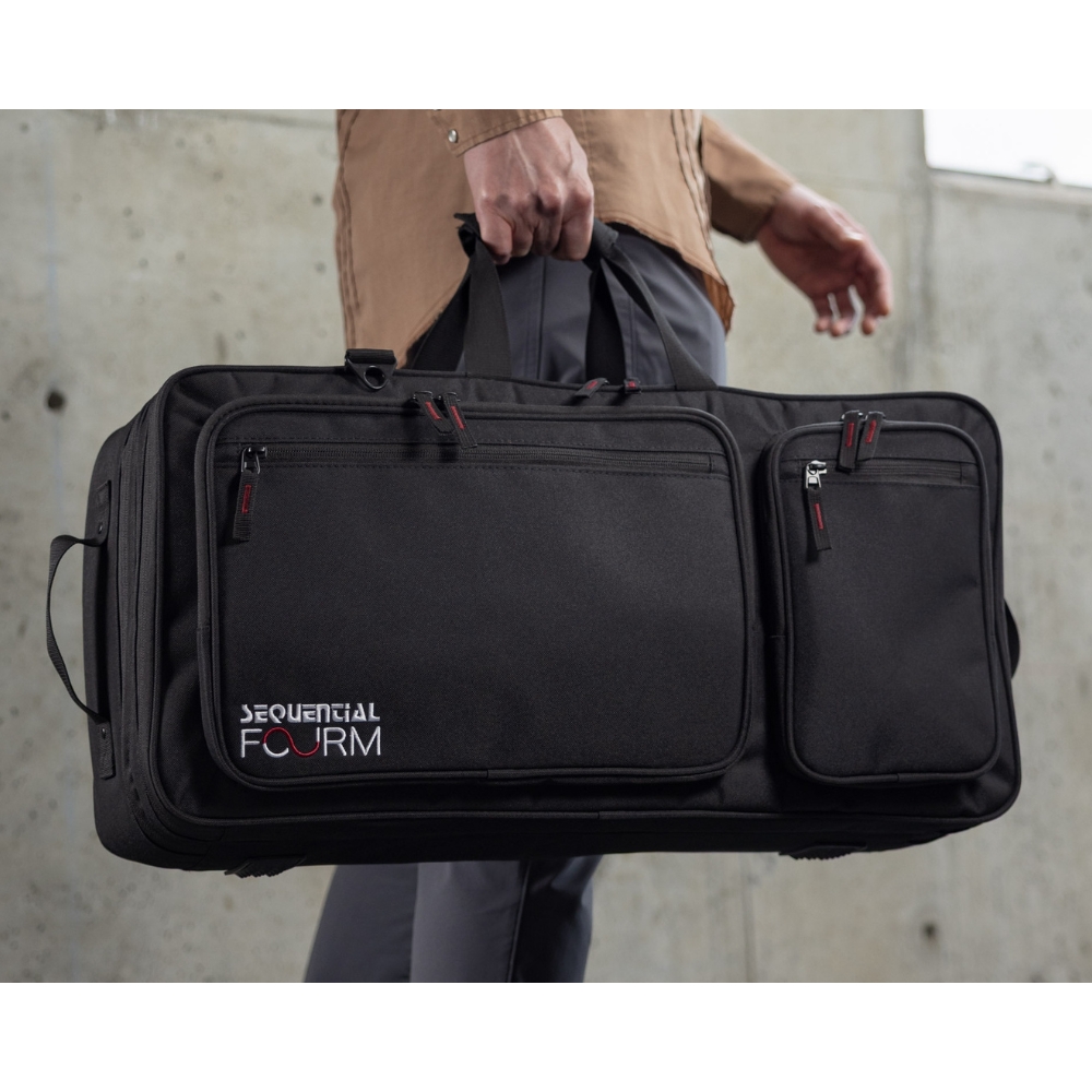 Sequential_Fourm_Gig_Bag_-_Custom-Fit_Transport_Bag_for_the_Sequential_Fourm_Synthesizer_-_8_Lifestyle_Horizotal_2
