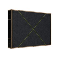 SESSIONDESK_SessionbloX_SBX_core_-_Modular_Broadband_Acoustic_Absorber_Panel_-_2_Horizontal_Right_Angle_Green_Laso