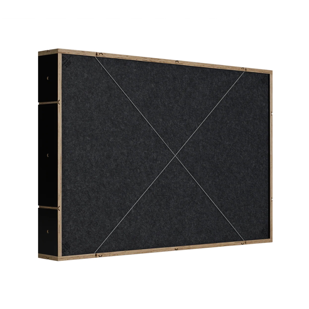 SESSIONDESK_SessionbloX_SBX_core_-_Modular_Broadband_Acoustic_Absorber_Panel_-_3_Horizontal_Right_Angle_Grey_Laso