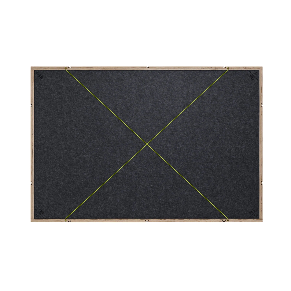 SESSIONDESK_SessionbloX_SBX_core_-_Modular_Broadband_Acoustic_Absorber_Panel_-_4_Horizontal_Front_Green_Laso
