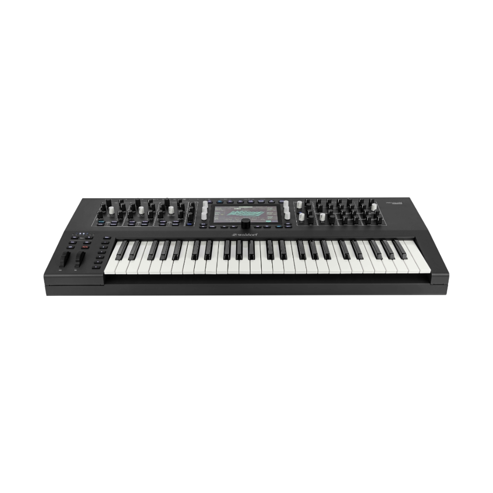 Waldorf_Music_Iridium_Keyboard_-_16-Voice_Dual-Timbral_Digital_Synthesizer_with_49-Key_Fatar_Polyphonic_Aftertouch_Keybed_-_1_Front_Top_View