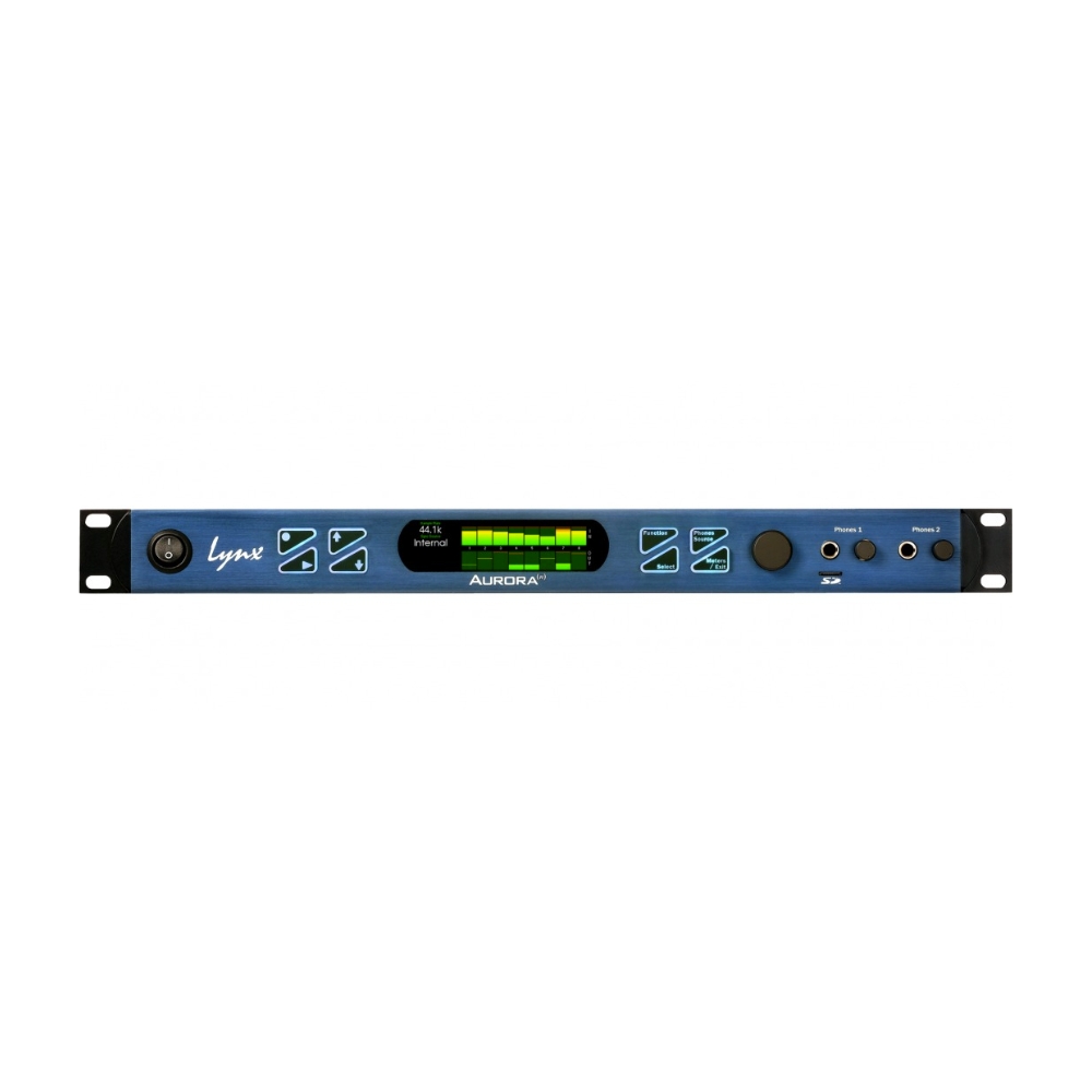 Lynx Aurora (n) 8 USB with Monitor I/O – 8x8 AD/DA Converter with USB, 4 Mic Preamps & 2x4 Monitor I/O - 1 (Front)