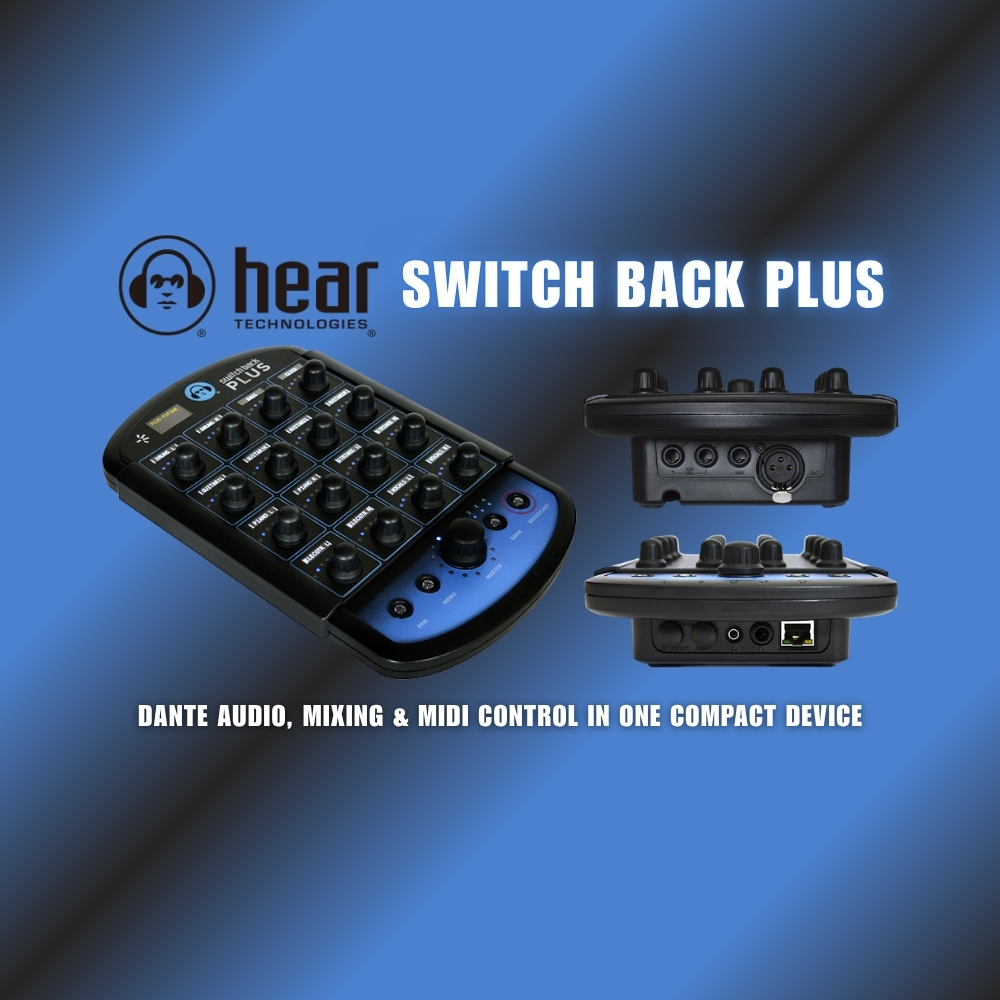 Switch Back PLUS - Dante Audio, Mixing & MIDI Control in One Compact Device (Blog Article)