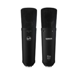 Warm_Audio_WA87_R2_-_Large_Diaphragm_Transformer-Balanced_Condenser_Microphone_Black_-_2_Front_and_Rear