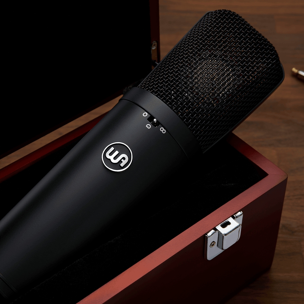 Warm_Audio_WA87_R2_-_Large_Diaphragm_Transformer-Balanced_Condenser_Microphone_Black_-_4_Mic_in_Case