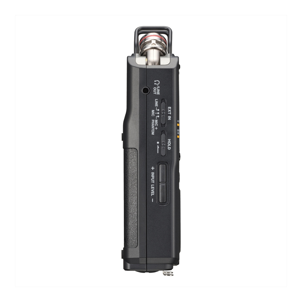 TASCAM_DR-40XP_-_4-Channel_32-Bit_Float_Portable_Field_Recorder_with_USB-C_Interface_and_Adjustable_Mics_-_3_Left_Side_Mics_Inward_X-Y