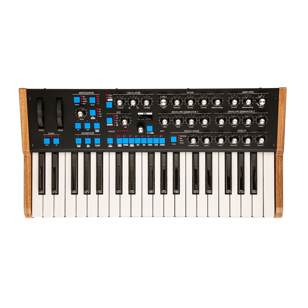 GS_Music_Bree6_Keyboard_-_6-Voice_Analog_Polyphonic_Synthesizer_with_Integrated_Keybed_Black_-_5_Top_View