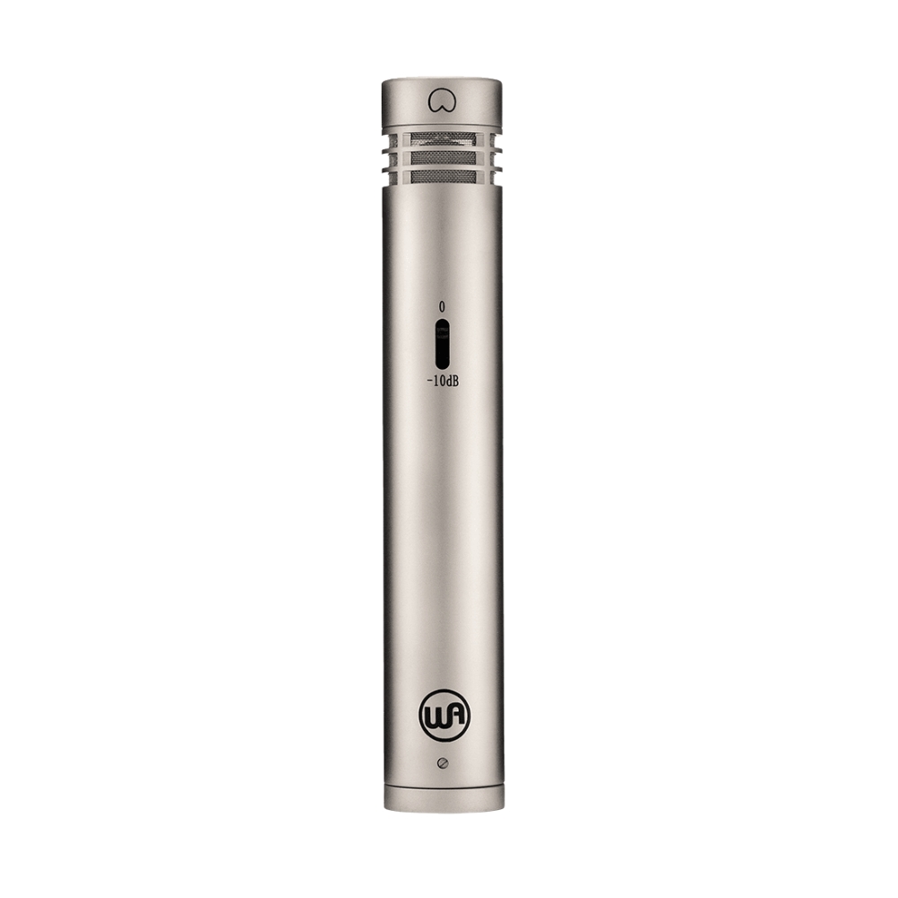 Warm_Audio_WA84_-_Small_Diaphragm_Condenser_Microphone_Nickel_-_2_Front_Upright
