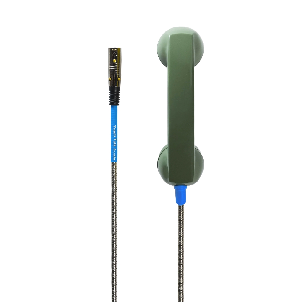 Trash_Talk_Audio_-_Old_Payphone_Design_Mouth_Mic_with_Filtered_Midrange_Character_Green_-_XLR_Cable_-_3