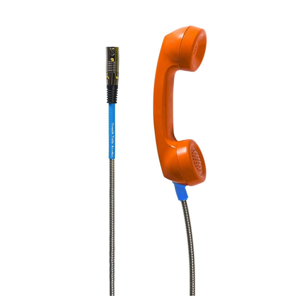 Trash_Talk_Audio_-_Old_Payphone_Design_Mouth_Mic_with_Filtered_Midrange_Character_Orange_-_XLR_Cable_-_2