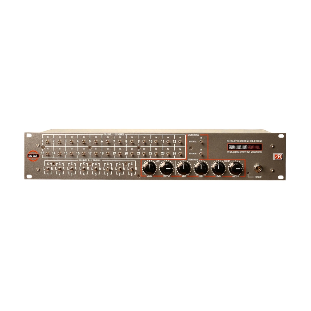 Mercury_Studio_Soul_242_SS242_-_Fully_Balanced_Class_A_Discrete_24-2_Analog_Summing_Mixer_with_Transformerless_Inputs_-_1_Front