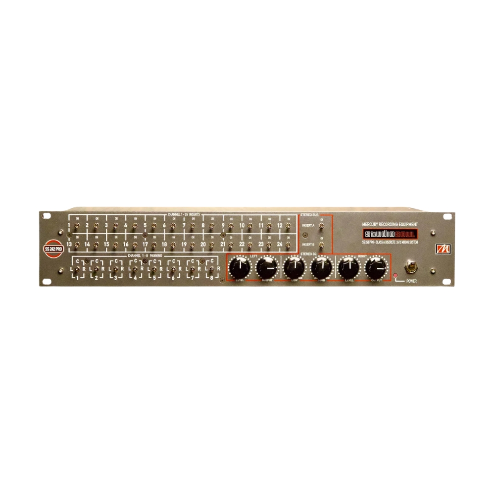 Mercury_Studio_Soul_242_Pro_SS242PRO_-_Fully_Balanced_Class_A_Discrete_24-2_Analog_Summing_Mixer_with_24_Transformer-Based_Inputs_-_1_Front