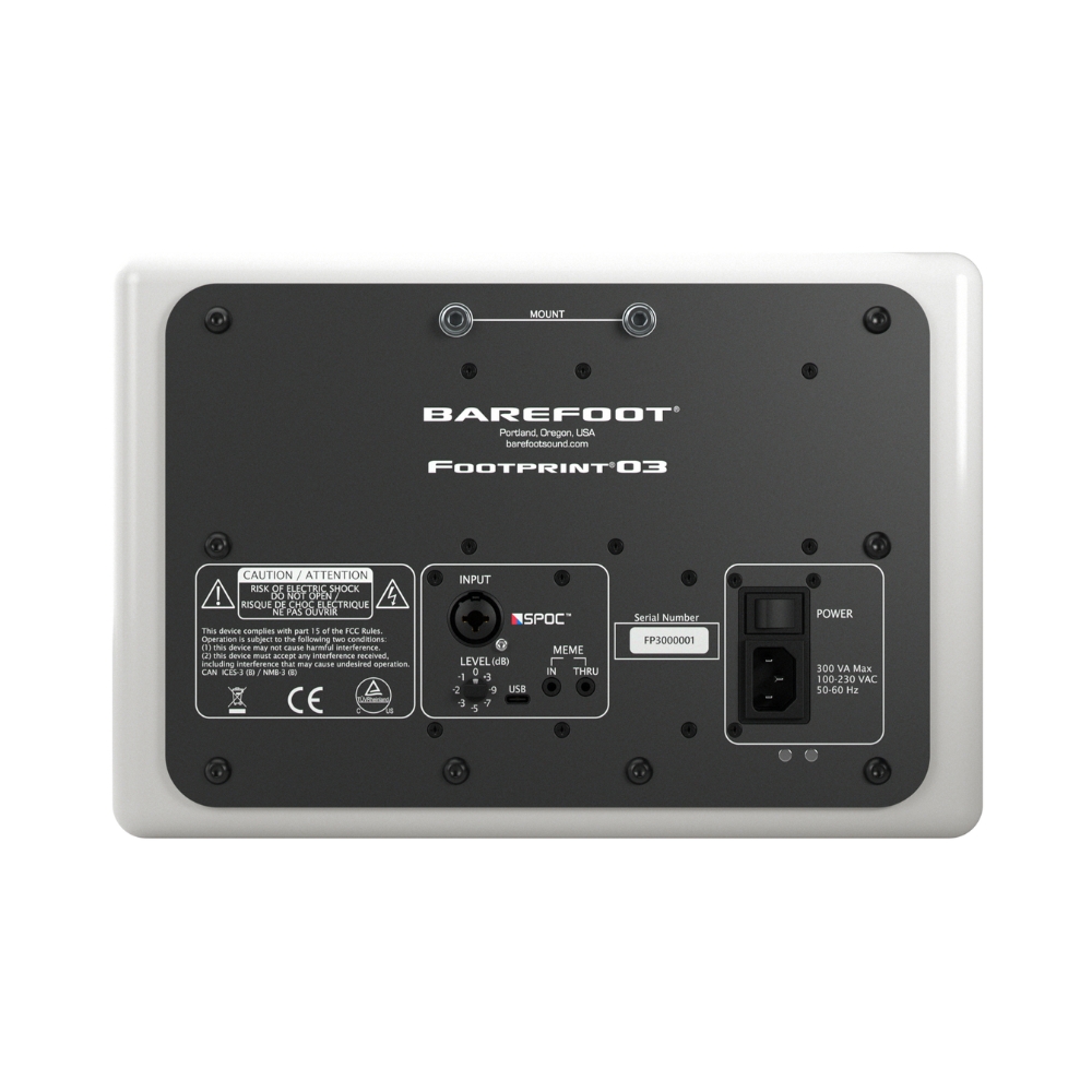 Barefoot_Linear_White_Footprint03_-_True_3-Way_Active_Studio_Monitor_with_SPOC™_Technology_Pair_-_7_Rear_Single