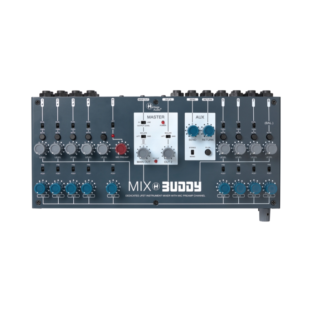 Heritage_Audio_MIX_BUDDY_-_Dedicated_JFET_Instrument_Mixer_with_Built-In_Mic_Preamp_Channel_-_4_Top