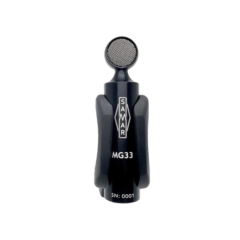 SAMAR_Audio_Design_MG33_-_Small-Diaphragm_Cardioid_Condenser_Microphone_-_4_Front_with_Mic_Clip