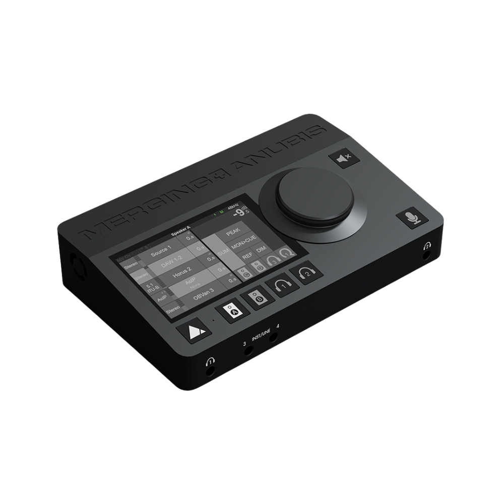 Merging_Technologies_ANUBIS_PRO_SPS_-_Professional_RAVENNA-AES67_Audio_Interface_and_Monitor_Controller_-_2_Left_Side_Top_Front_Right_Angle