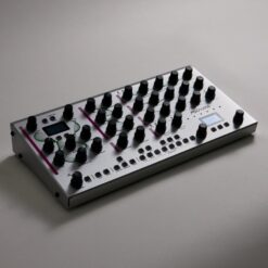Suonobuono_Polyvera_-_6-Voice_Hybrid_Digital-Analog_Synthesizer_and_Sampler_with_Wavetable_Oscillators_Analog_Filter_and_Effects_Silver_Edition_-_9_Front_Left_Side_Top_View_Right_Angle