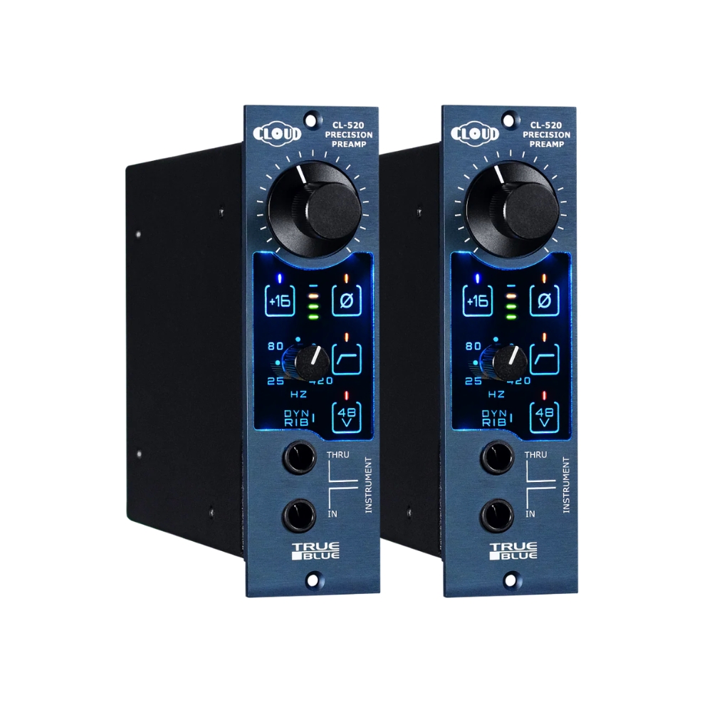 Cloud_Microphones_TRUE_BLUE_CL-520-Set_-_Matched_500-Series_Microphone_Preamp_and_Instrument_DI_Modules_Stereo_Pair_-_3_Dual_Front_Left_Sides