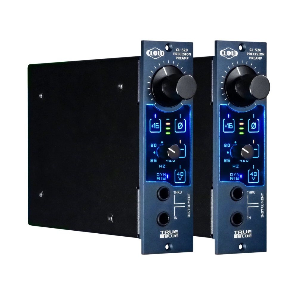 Cloud_Microphones_TRUE_BLUE_CL-520-Set_-_Matched_500-Series_Microphone_Preamp_and_Instrument_DI_Modules_Stereo_Pair_-_5_Dual_Left_Sides_Front_Panels