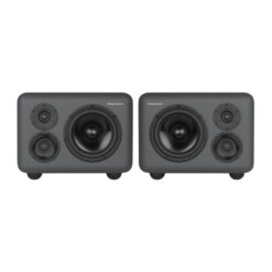 Telegrapher_GORILLA_-_Active_Analog_3-Way_Midfield_Studio_Monitor_-_Telegrapher_Gray_Pair_-_1_Front