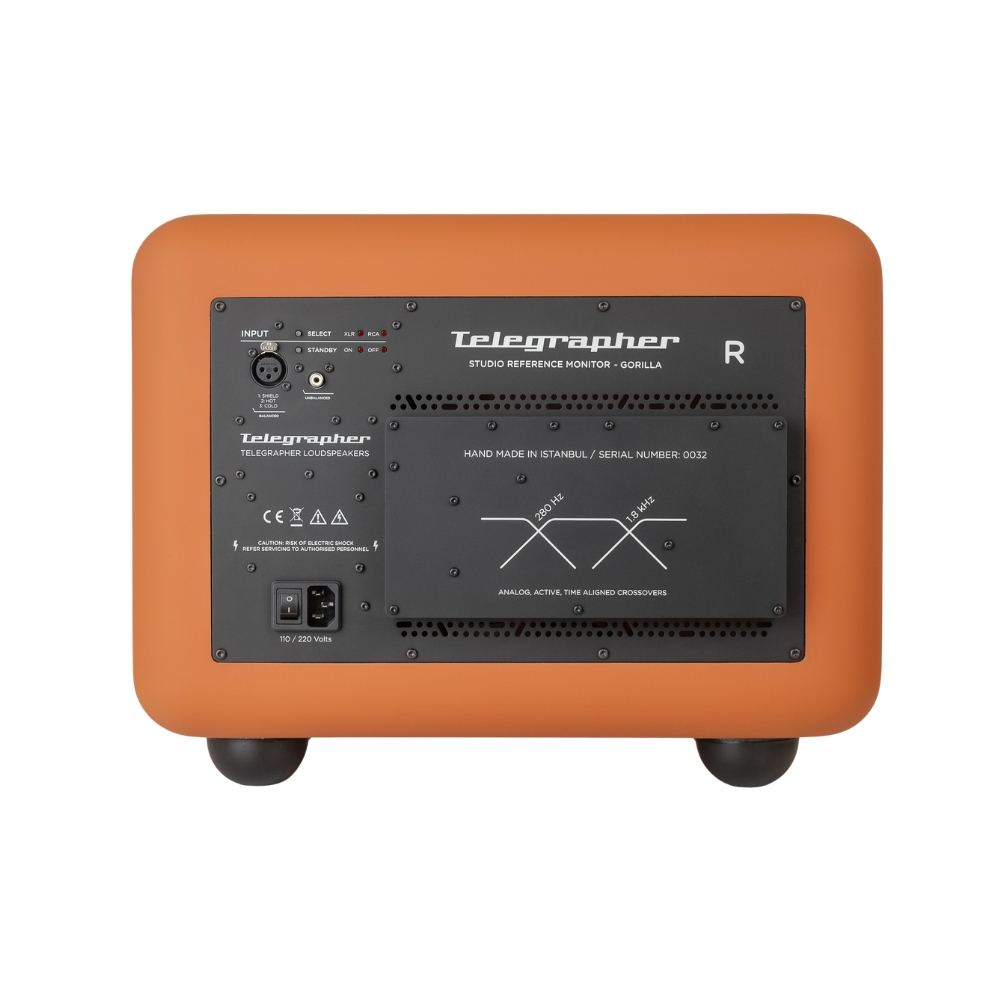Telegrapher_GORILLA_-_Active_Analog_3-Way_Midfield_Studio_Monitor_-_Jaipur_Orange_Pair_-_4_Rear_Single