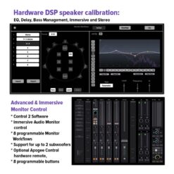 Apogee_Electronics_Symphony_Studio_8x16_-_8 Mic-Line_In_x_16_Out_USB-C_Audio_Interface_with_DSP_and_Monitor_Calibration_Atmos_Ready_-_4_Hardware_DSP_Speaker_Calibration