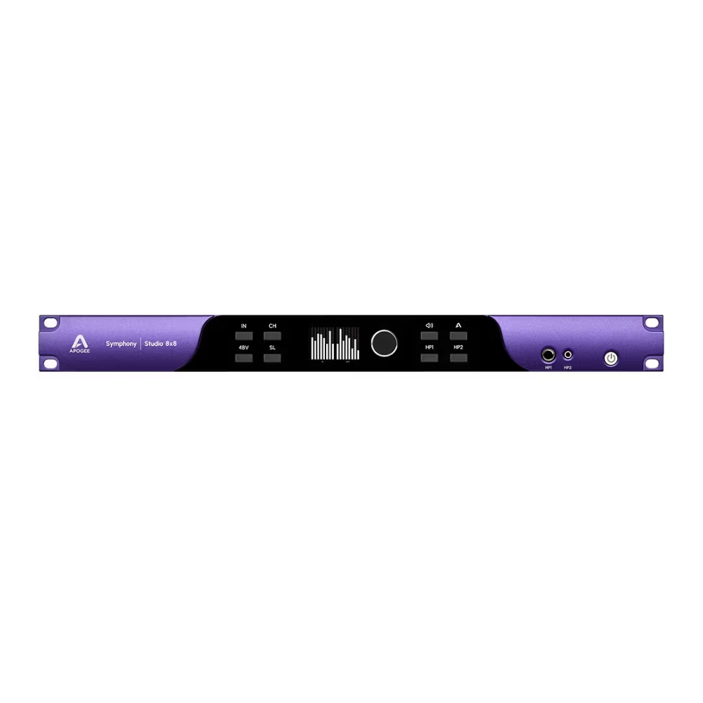 Apogee_Electronics_Symphony_Studio_8x8_-_8 Mic-Line_In_x_8_Out_USB-C_Audio_Interface_with_DSP_and_Monitor_Calibration_-_1_Front