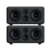Telegrapher_GORILLA-S_-_Active_Analog_3-Way_Midfield_Studio_Monitor_-_Telegrapher_Gray_Pair_-_1_Front_Stacked