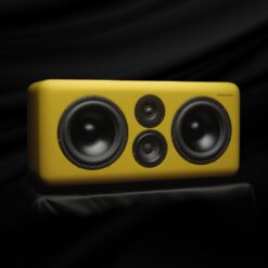 Telegrapher_GORILLA-S_-_Active_Analog_3-Way_Midfield_Studio_Monitor_-_Menton_Yellow_Pair_-_2_Front_Single