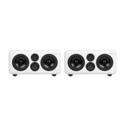 Telegrapher_GORILLA-S_-_Active_Analog_3-Way_Midfield_Studio_Monitor_-_Trooper_White_Pair_-_2_Front_Side_by_Side