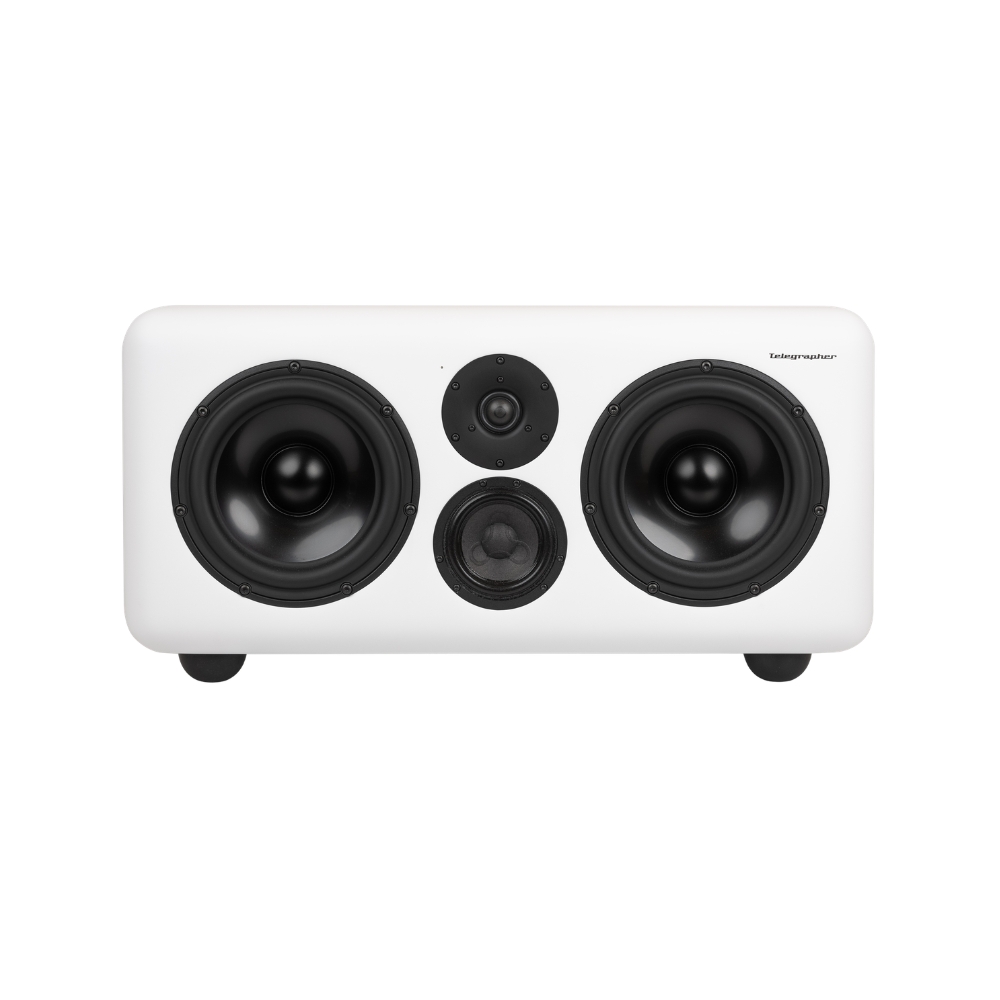 Telegrapher_GORILLA-S_-_Active_Analog_3-Way_Midfield_Studio_Monitor_-_Trooper_White_Pair_-_3_Front_Single