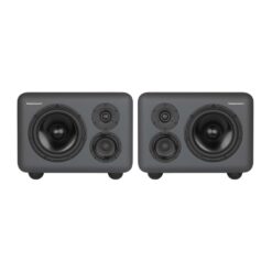 Telegrapher_GORILLA_-_Active_Analog_3-Way_Midfield_Studio_Monitor_-_Telegrapher_Gray_Pair_-_1_Front