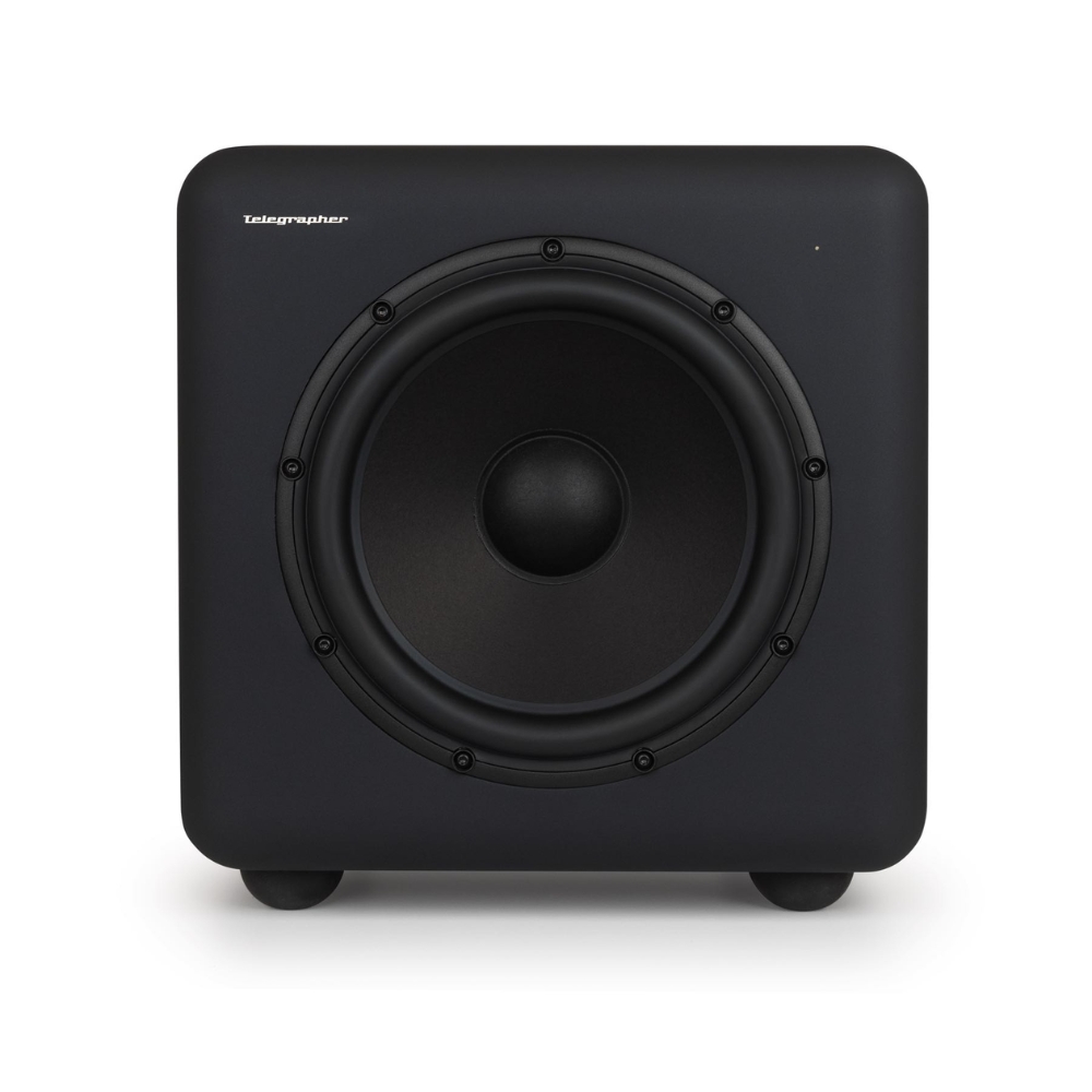 Telegrapher_ELEPHANT_-_Active_Analog_Subwoofer_-_1_Crow_Black_Front