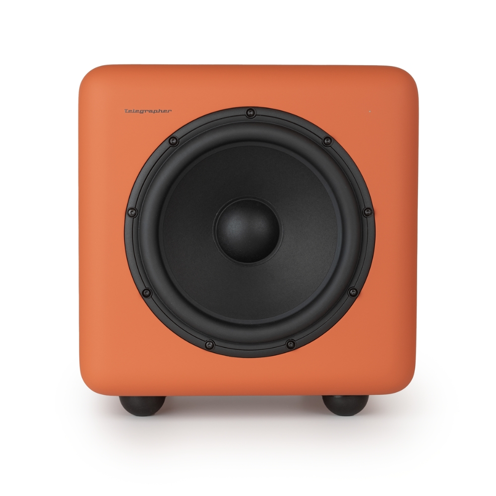 Telegrapher_ELEPHANT_-_Active_Analog_Subwoofer_-_6_Jaipur_Orange_Front