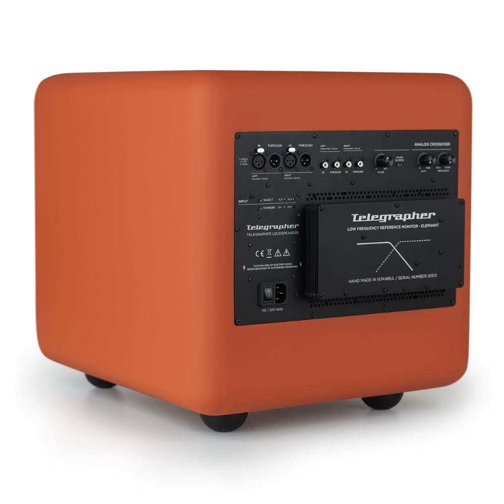 Telegrapher_ELEPHANT_-_Active_Analog_Subwoofer_-_9_Jaipur_Orange_Rear_Left_Side_Right_Angle
