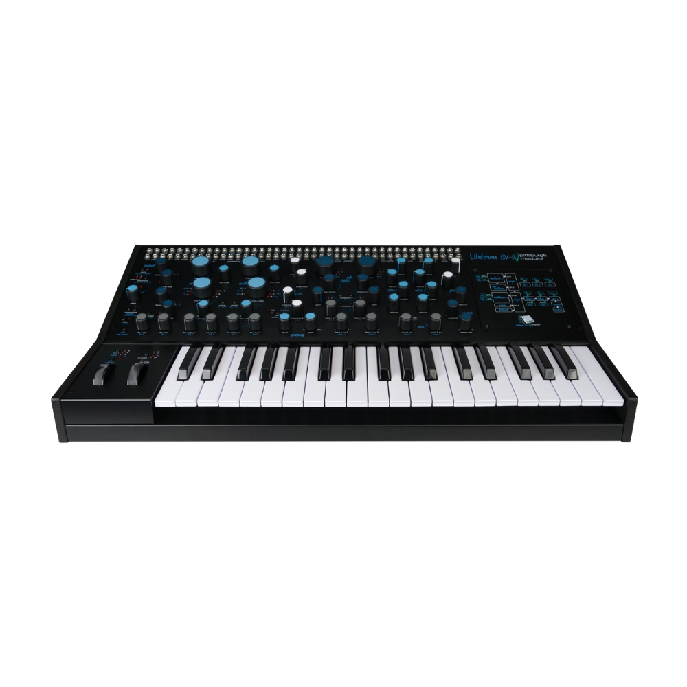 Pittsburgh_Modular_Synthesizers_Lifeforms_SV-2_-_Next-Gen_Semi-Modular_Analog_Synthesizer_Keyboard_-_2_Front_and_Top