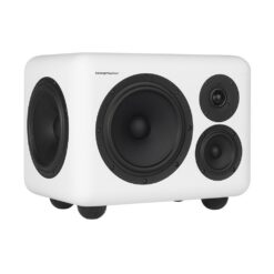 Telegrapher_PANDA_-_8-inch-Active_Analog_3-Way_Midfield_Studio_Monitor_-_Trooper_White_Pair_-_7_Front_Left_Side_Right_Angle_Single_Left_no_Grills