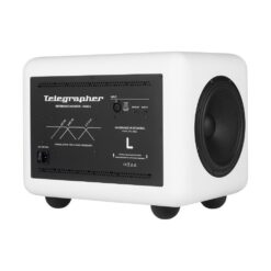 Telegrapher_PANDA_-_8-inch-Active_Analog_3-Way_Midfield_Studio_Monitor_-_Trooper_White_Pair_-_8_Right_Side_Rear_Left_Angle_Single_Left_no_Grills