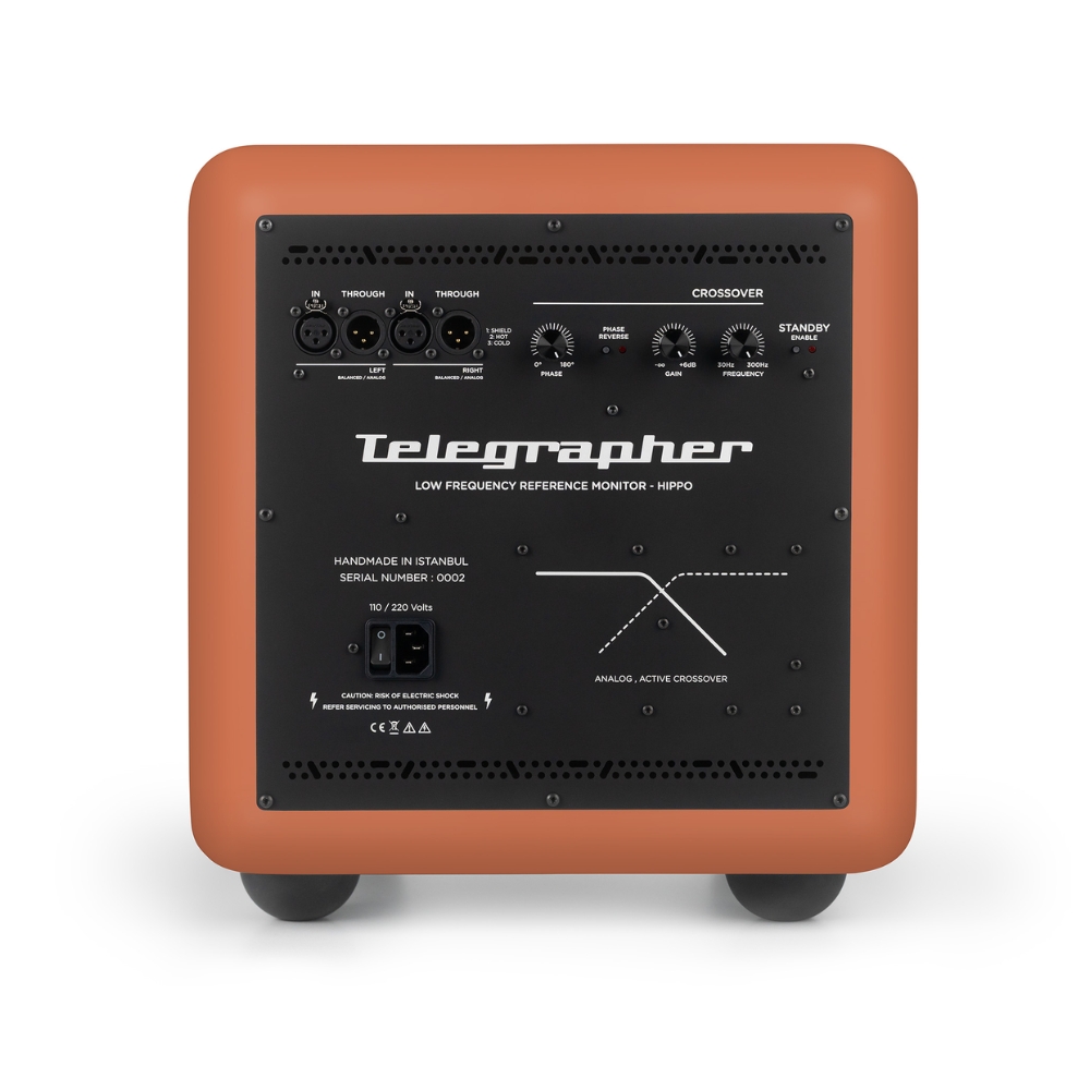 Telegrapher_HIPPO_-_10-inch_Active_Analog_Subwoofer_Jaipur_Orange_-_3_Rear