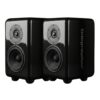 Telegrapher_CARBON_FOX_-_Active_Analog_2-Way_Nearfield_Studio_Monitor_-_Glossy_Pair_-_1_Front_Right_Side_Left_Angle_Pair