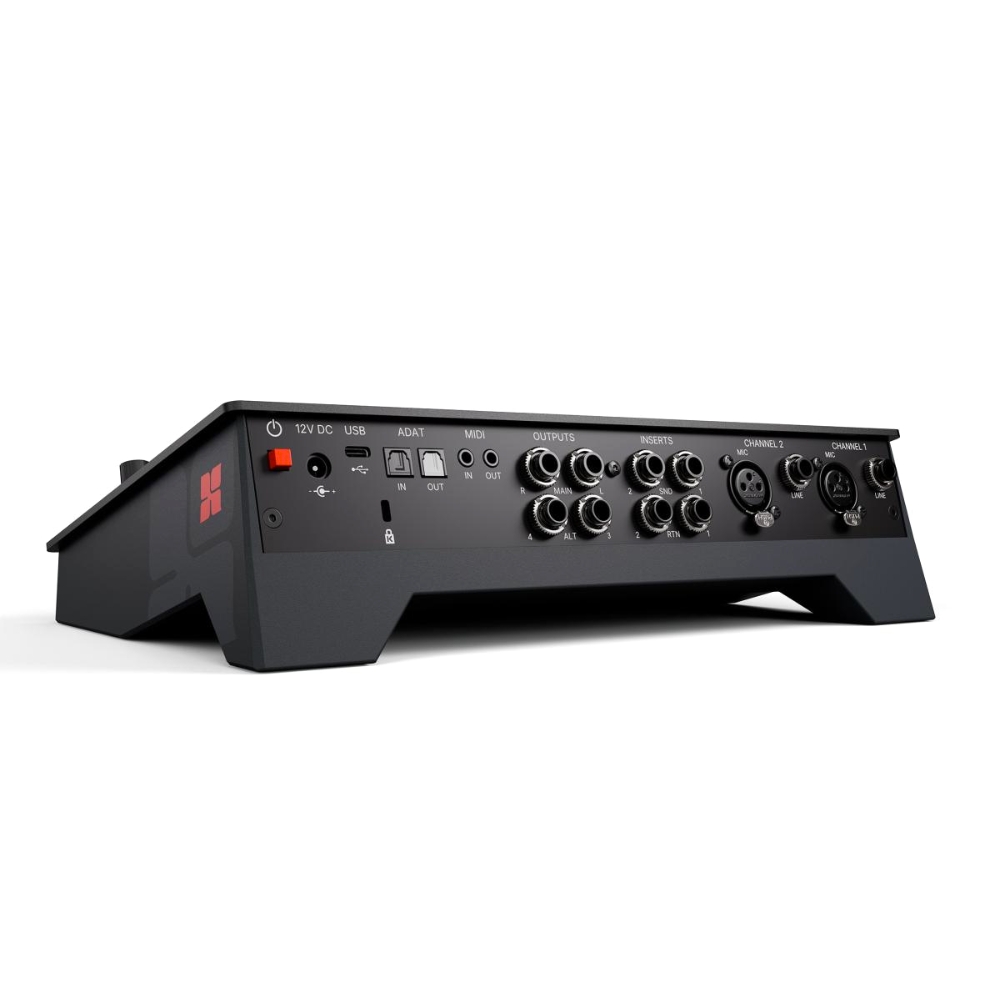 Harrison_Audio_Flex-10_-_10-In_12-Out_32-Bit_192_kHz_USB-C_Audio_Interface_with_ADAT_-_5_Rear_Left_Side_Right_Angle