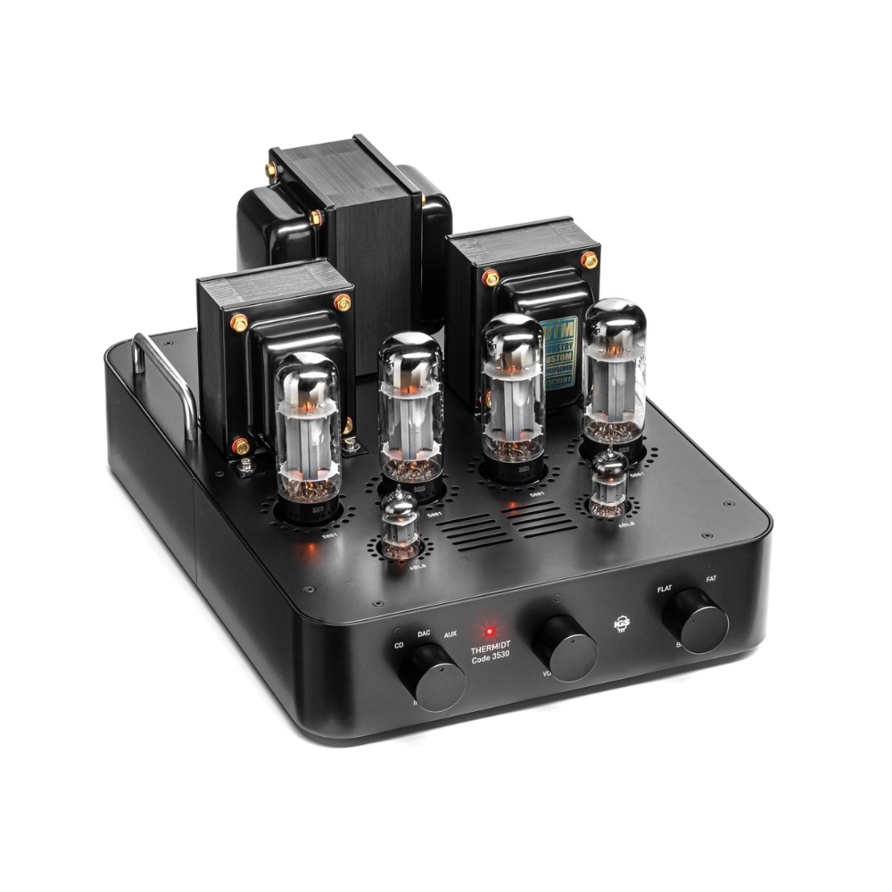 IGS_Audio_Thermidt_Code_3530_-_High-End_Tube_Amplifier_-_3_Front_Top_Left_Side_Right_Angle_On