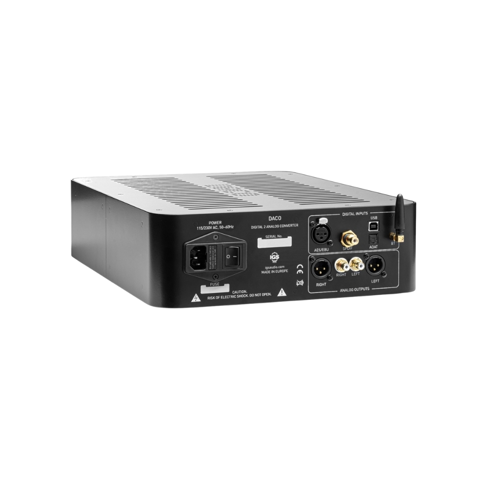 IGS_Audio_DACO_-_Digital_to_Analog_Converter_with_Tube_Amplification_Stage_-_3_Rear_and_Top_Left_Side_Right_Angle