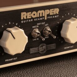 Warm_Audio_Reamper_-_All-Analog_Guitar_Reamp_and_Studio_Signal_Conversion_Device_with_Independent_Preamp_-_5_Lifestyle_3_Front_Knobs_and_Switches