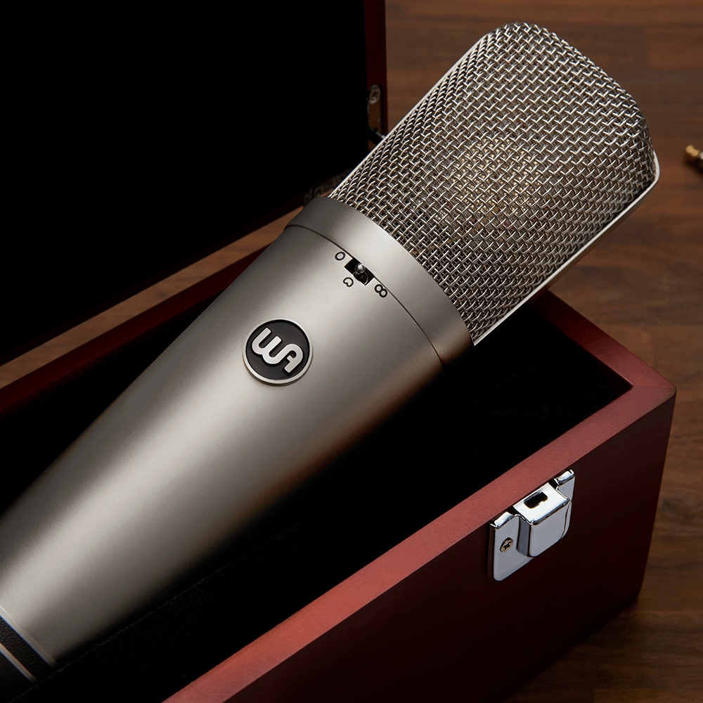Warm_Audio_WA87_R2_-_Large_Diaphragm_Transformer-Balanced_Condenser_Microphone_Nickel_-_4_Mic_in_Case