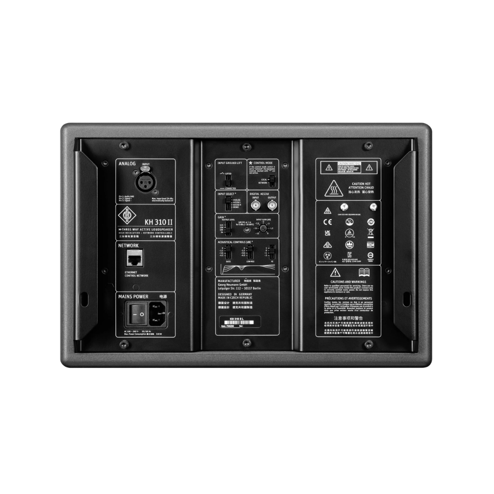 Neumann_KH_310_II_L_-_Three-Way_DSP-Powered_Nearfield_Monitor_LEFT_Single_Speaker_-_4_Rear