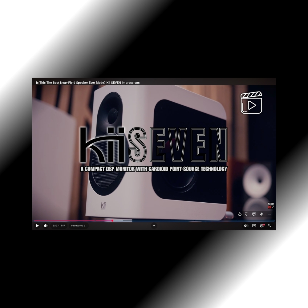 Kii SEVEN - A Compact DSP Monitor with Cardioid Point-Source Technology