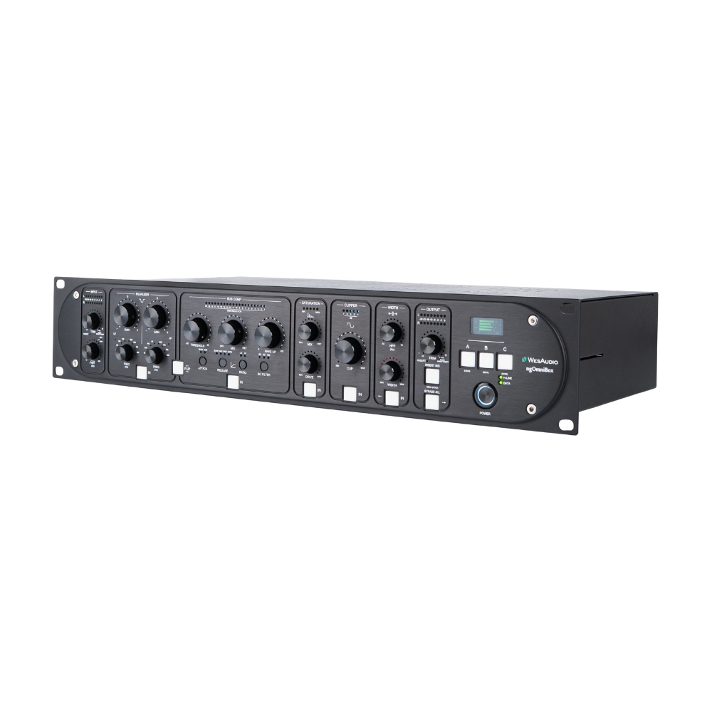 WesAudio_ngOmniBox_-_Next_Generation_Analog_Mix_and_Master_Processor_with_Digital_Recall_-_6_Front_Right_Side_Left_Angle
